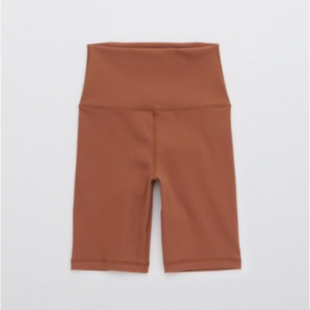 Aerie OFFLINE Ribbed 7" Bike Short in Horizon